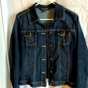 Gently used jean jacket, size medium